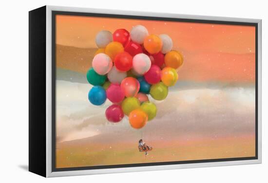 Balloon Ride-Nancy Tillman-Framed Stretched Canvas