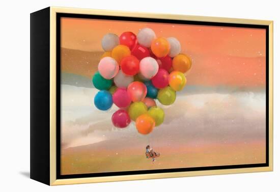 Balloon Ride-Nancy Tillman-Framed Stretched Canvas