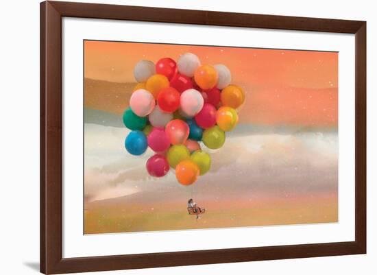 Balloon Ride-Nancy Tillman-Framed Art Print