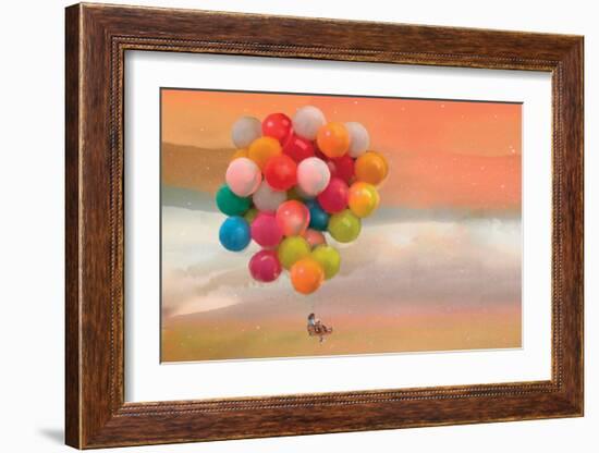 Balloon Ride-Nancy Tillman-Framed Art Print