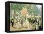 Balloon Seller-Alan Maley-Framed Stretched Canvas