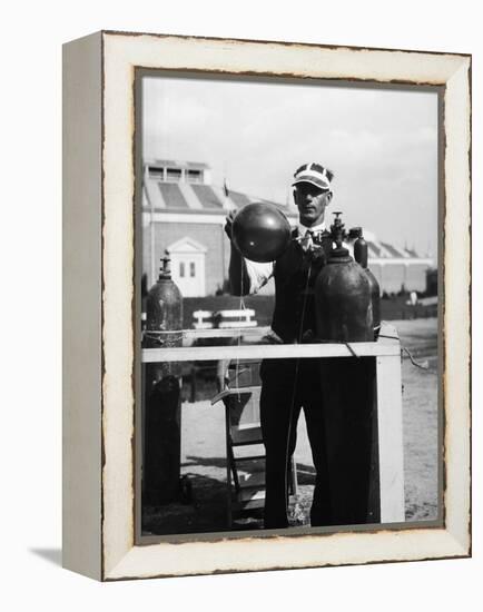 Balloon Seller-null-Framed Premier Image Canvas