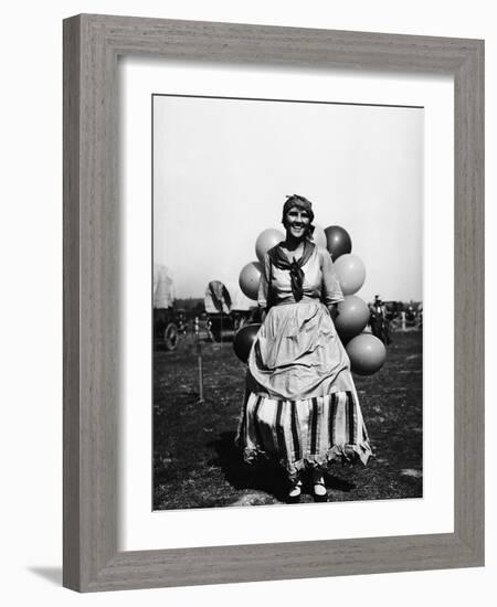 Balloon Seller-null-Framed Photographic Print