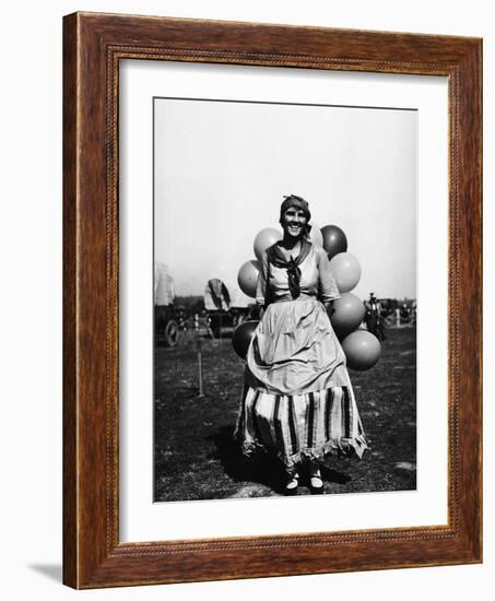 Balloon Seller-null-Framed Photographic Print