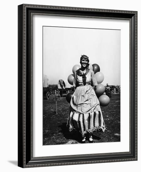 Balloon Seller-null-Framed Photographic Print