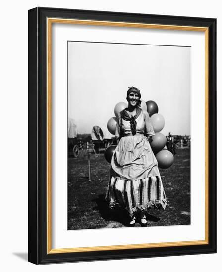 Balloon Seller-null-Framed Photographic Print