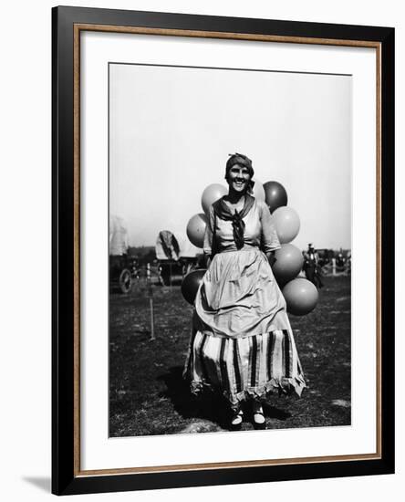 Balloon Seller-null-Framed Photographic Print