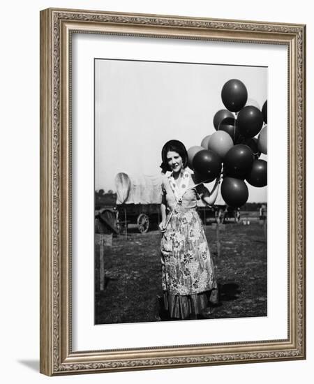 Balloon Seller-null-Framed Photographic Print