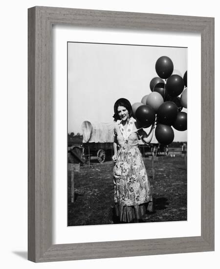 Balloon Seller-null-Framed Photographic Print