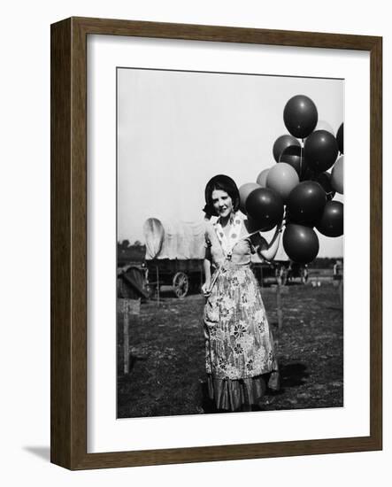 Balloon Seller-null-Framed Photographic Print