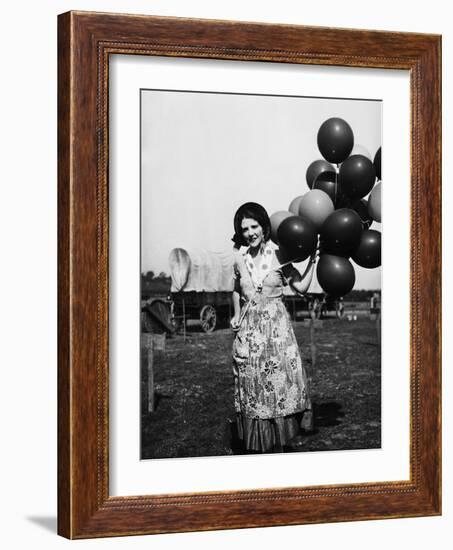 Balloon Seller-null-Framed Photographic Print