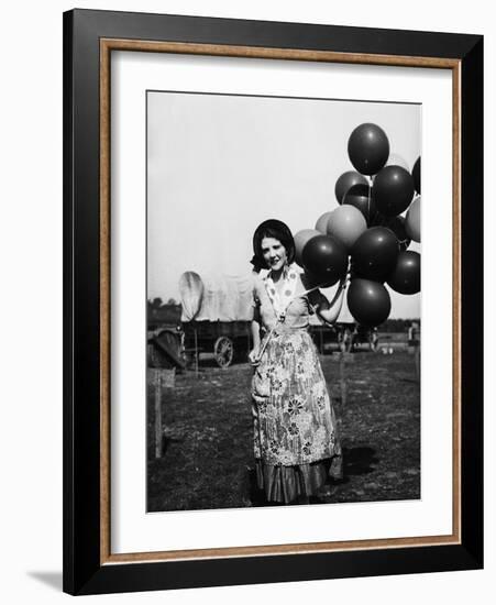 Balloon Seller-null-Framed Photographic Print