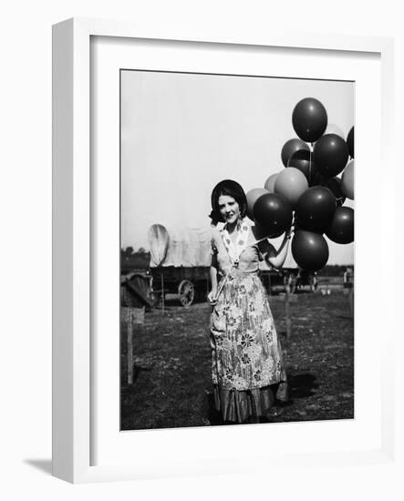 Balloon Seller-null-Framed Photographic Print