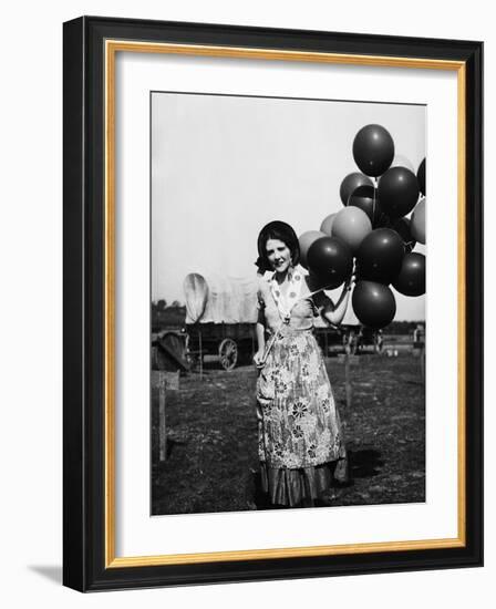 Balloon Seller-null-Framed Photographic Print