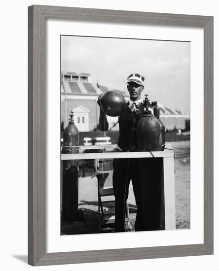 Balloon Seller-null-Framed Photographic Print