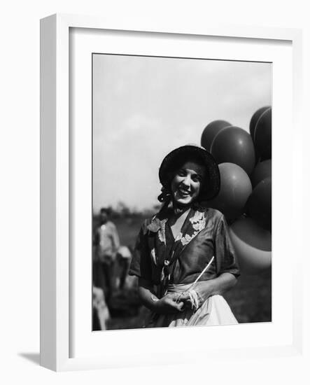 Balloon Seller-null-Framed Photographic Print