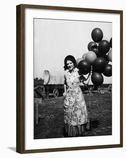 Balloon Seller-null-Framed Photographic Print