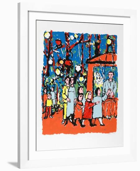 Balloon Stand-Lemsky-Framed Limited Edition