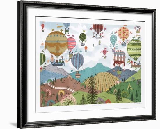 Balloon Trips-Jack Hofflander-Framed Collectable Print