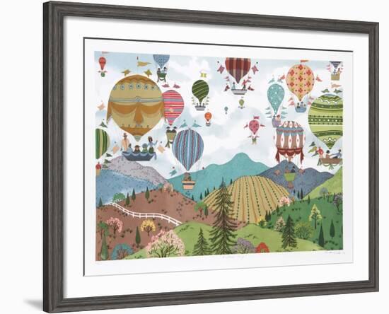 Balloon Trips-Jack Hofflander-Framed Collectable Print