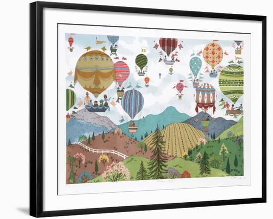 Balloon Trips-Jack Hofflander-Framed Collectable Print