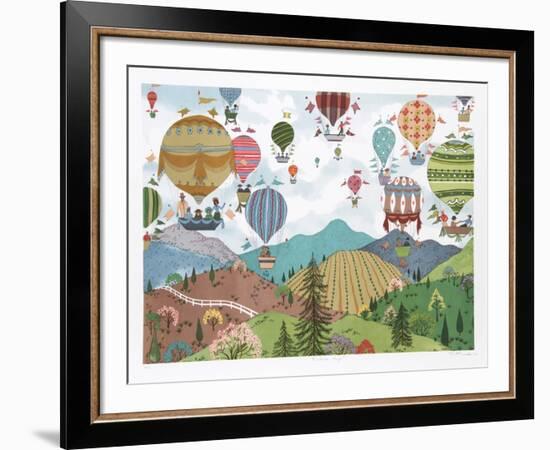 Balloon Trips-Jack Hofflander-Framed Collectable Print