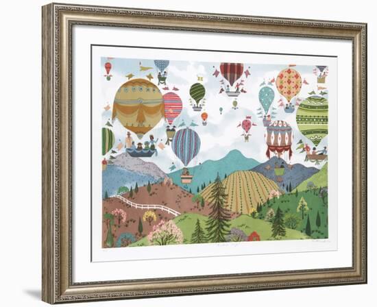 Balloon Trips-Jack Hofflander-Framed Collectable Print