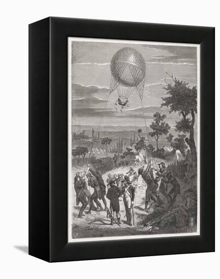Balloon Used by the French for Reconnaisance During the Revolutionary War Notably-null-Framed Stretched Canvas