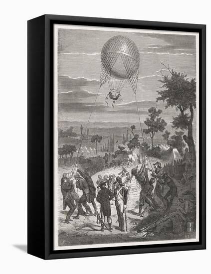 Balloon Used by the French for Reconnaisance During the Revolutionary War Notably-null-Framed Stretched Canvas