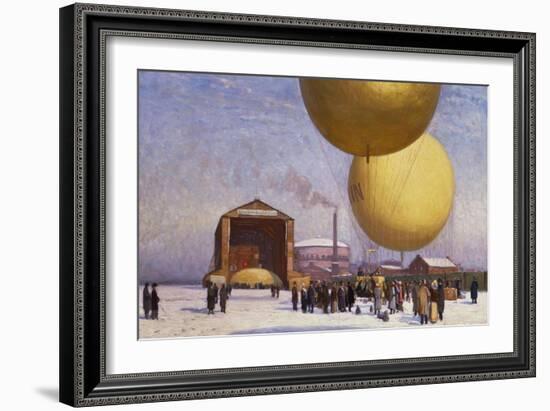 Ballooning at the Berliner Verein Fur Luftfahrt-Philipp Braumuller-Framed Giclee Print