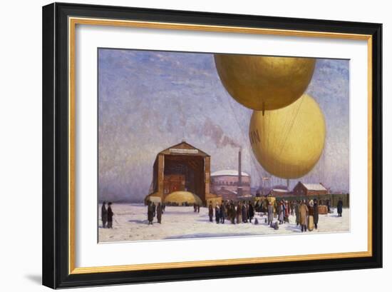 Ballooning at the Berliner Verein Fur Luftfahrt-Philipp Braumuller-Framed Giclee Print