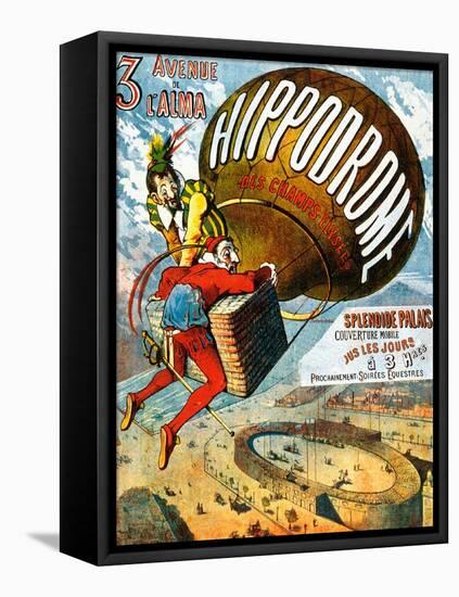 Ballooning At The Hippodrome-null-Framed Stretched Canvas