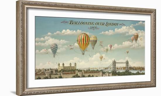 Ballooning Over London-Isiah and Benjamin Lane-Framed Giclee Print