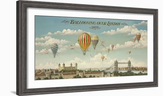 Ballooning Over London-Isiah and Benjamin Lane-Framed Giclee Print