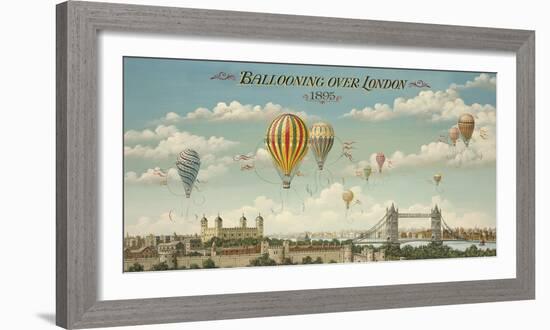 Ballooning Over London-Isiah and Benjamin Lane-Framed Giclee Print