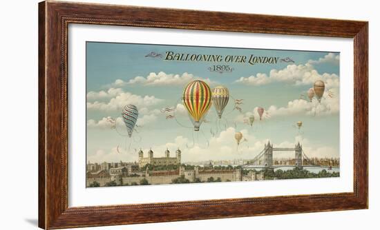 Ballooning Over London-Isiah and Benjamin Lane-Framed Giclee Print