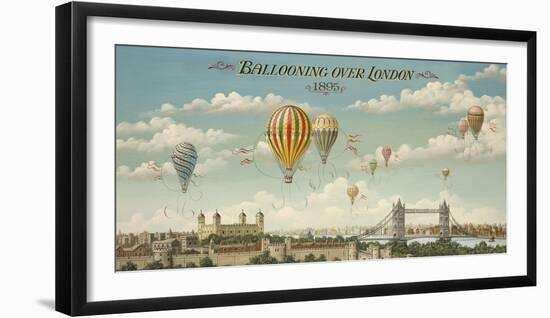Ballooning Over London-Isiah and Benjamin Lane-Framed Giclee Print