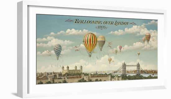 Ballooning Over London-Isiah and Benjamin Lane-Framed Giclee Print