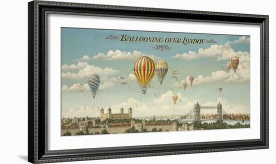 Ballooning Over London-Isiah and Benjamin Lane-Framed Giclee Print