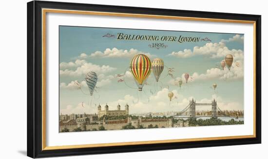 Ballooning Over London-Isiah and Benjamin Lane-Framed Giclee Print