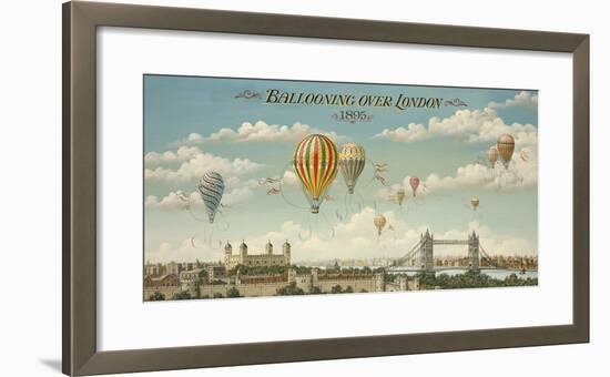 Ballooning Over London-Isiah and Benjamin Lane-Framed Giclee Print