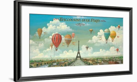 Ballooning over Paris-Isiah and Benjamin Lane-Framed Art Print