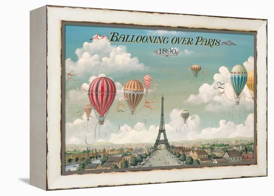 Ballooning Over Paris-Isiah and Benjamin Lane-Framed Stretched Canvas