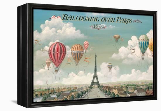 Ballooning Over Paris-Isiah and Benjamin Lane-Framed Stretched Canvas