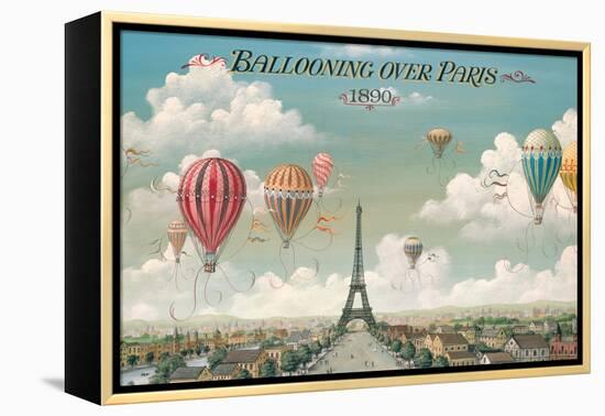 Ballooning Over Paris-Isiah and Benjamin Lane-Framed Stretched Canvas