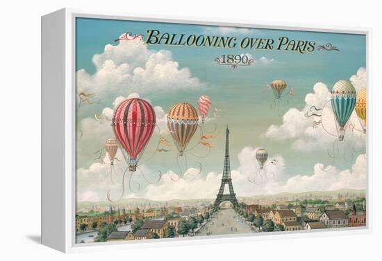 Ballooning Over Paris-Isiah and Benjamin Lane-Framed Stretched Canvas