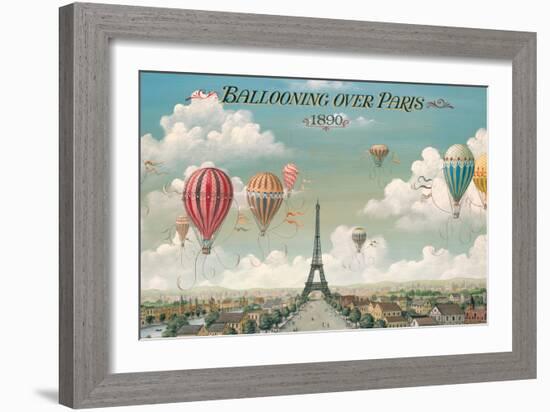 Ballooning Over Paris-Isiah and Benjamin Lane-Framed Premium Giclee Print