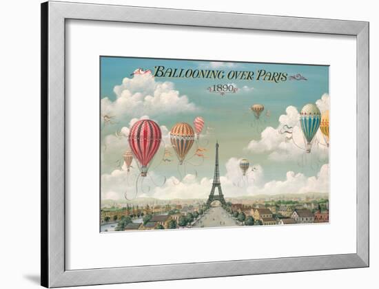 Ballooning Over Paris-Isiah and Benjamin Lane-Framed Art Print