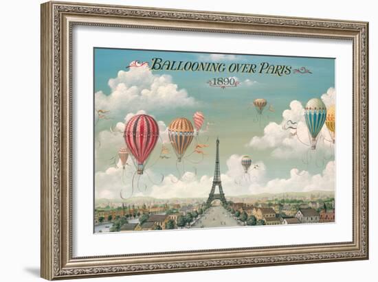 Ballooning Over Paris-Isiah and Benjamin Lane-Framed Art Print