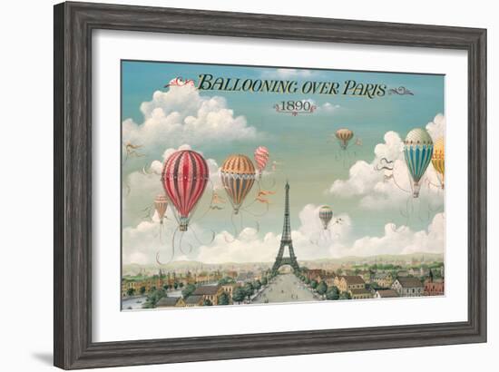 Ballooning Over Paris-Isiah and Benjamin Lane-Framed Art Print